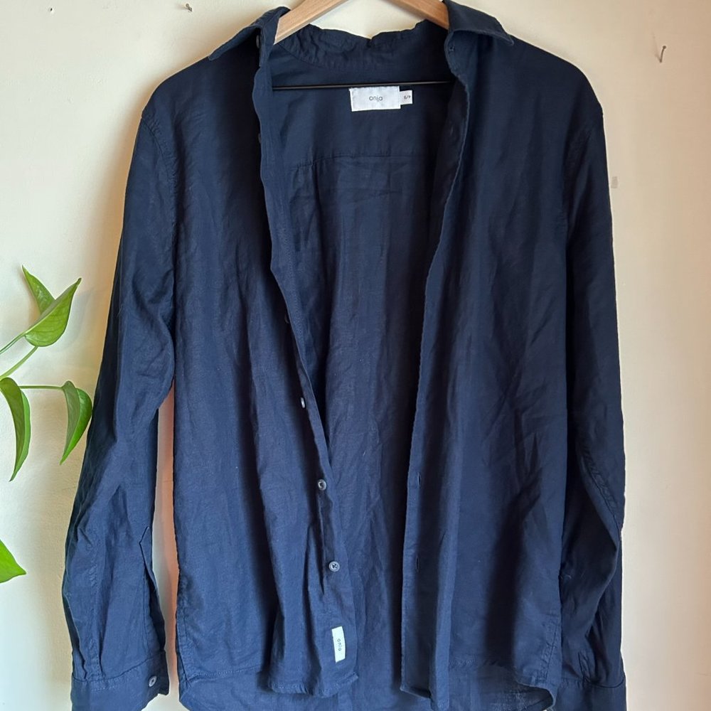 Men's Onia Linen Button Down